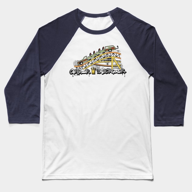 Coaster Truckster Baseball T-Shirt by COASTER TRAXX MERCH